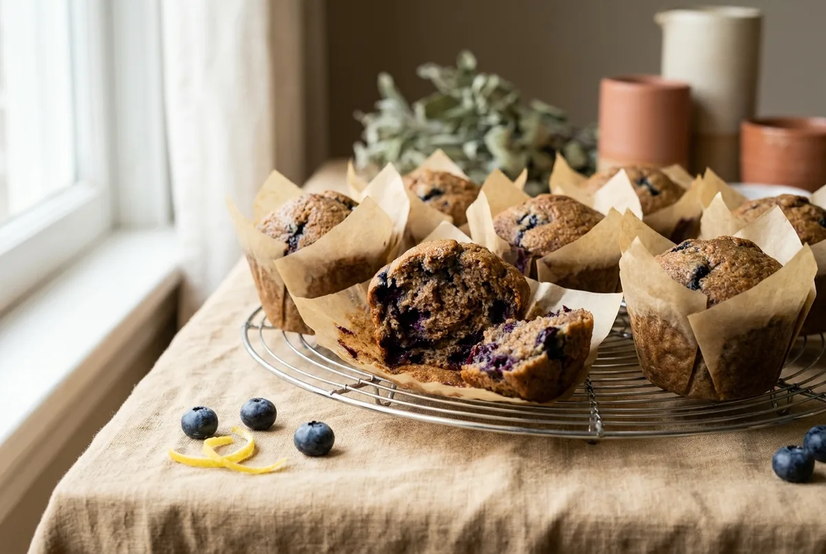 High-Protein Greek Yogurt Blueberry Muffins (10g Protein, No Powder)
